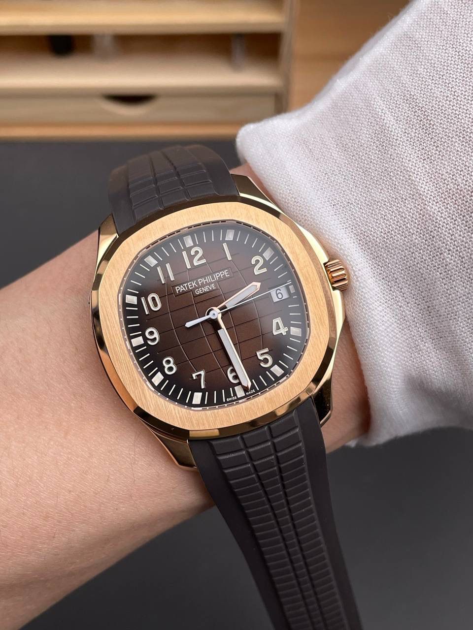 百达翡丽 手雷5167 玫金咖啡棕盘/40mm/330机😍💯🤍
