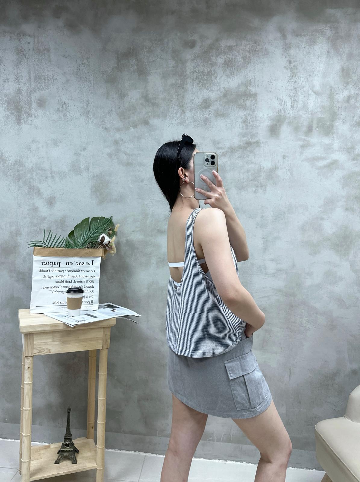 P21 洗水布裙褲
