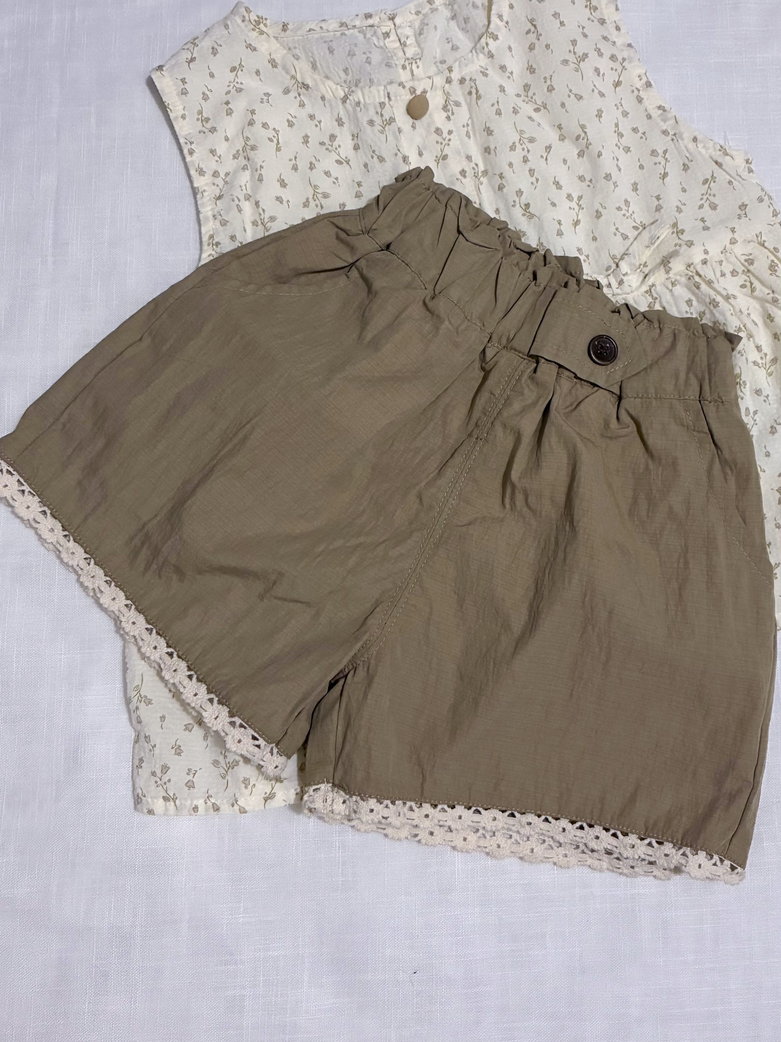 花花邊短褲薄款YX25156