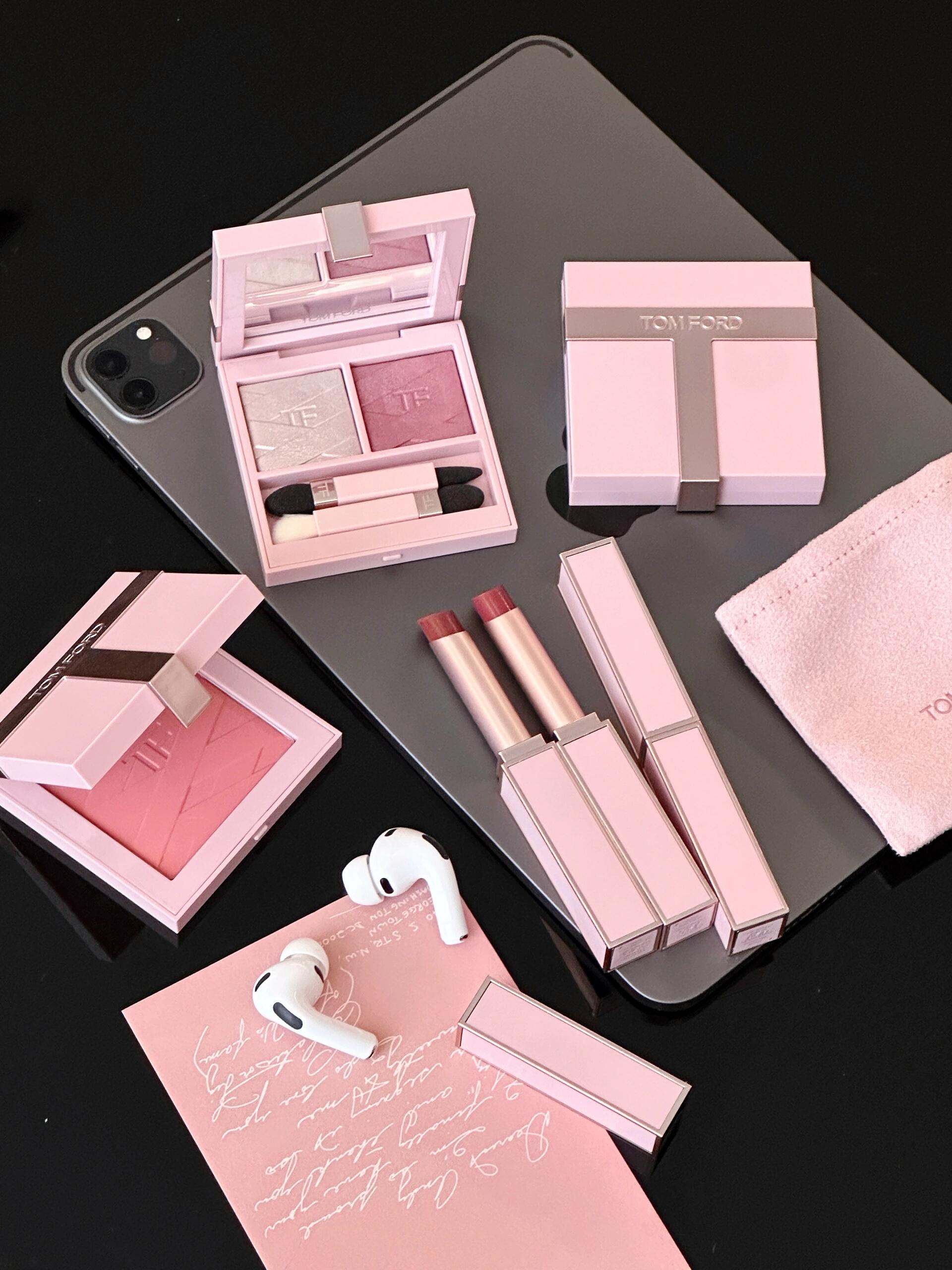 2026七夕限定！ TOM FORD 湯姆福特 TF 雙色眼影 唇膏 151 12 胭脂 02 氣墊