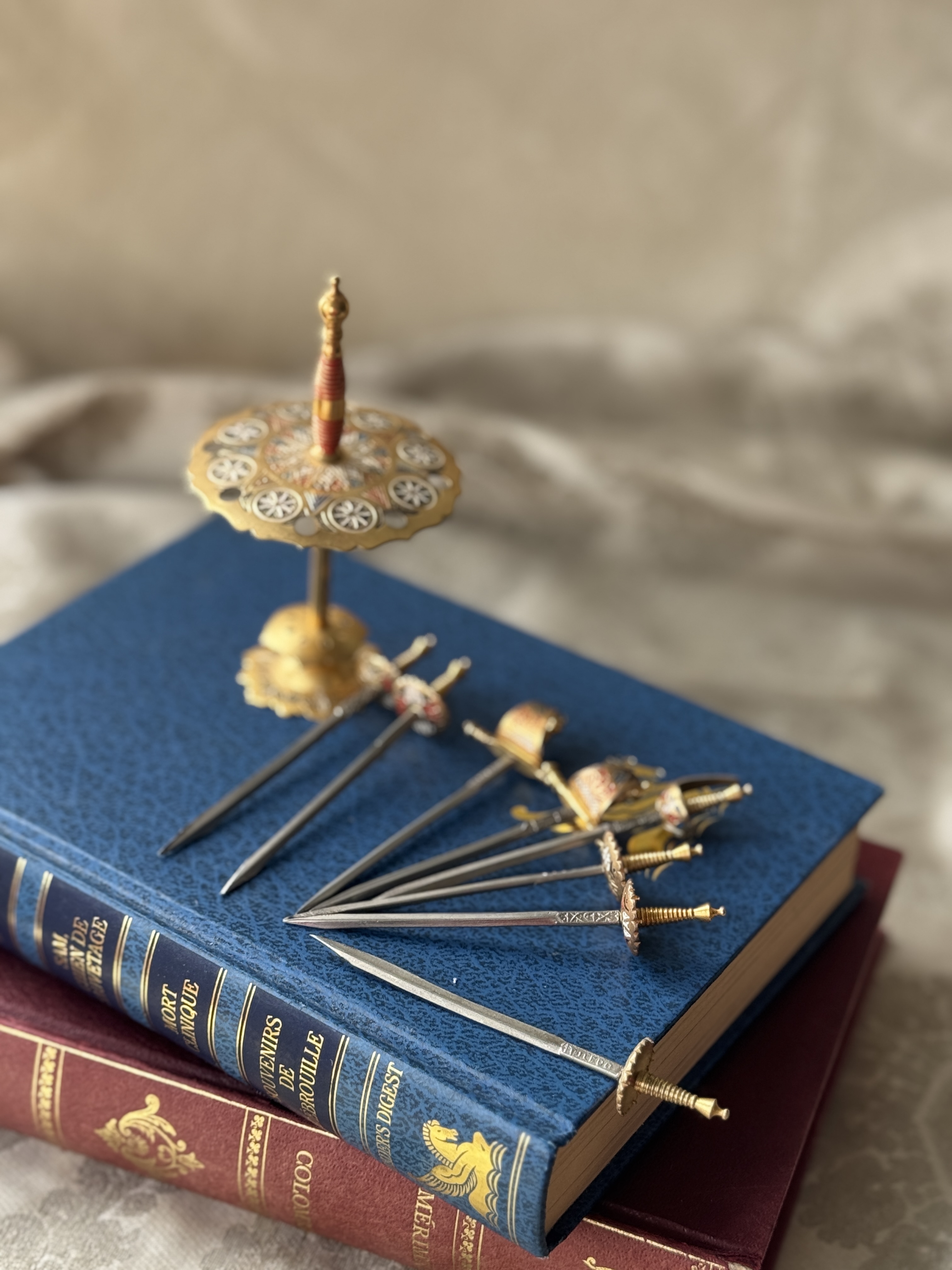 Vintage Spanish Toledo Sword Fruit Stick Set (MT2497)