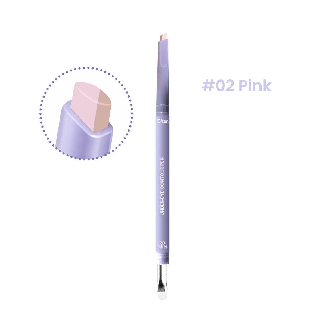 Char. 雙效提亮臥蠶遮瑕筆（ #02 Pink ）