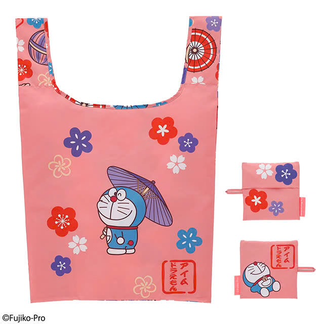 [訂購] 多啦A夢袋 環保袋 Totebag 櫻花 達摩 Ecobag Doraemon生活｜可收納 三款圖案