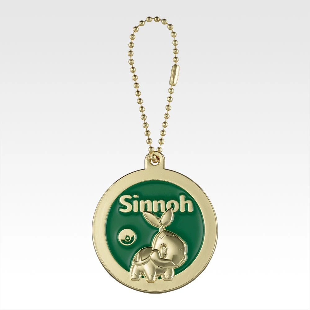 【J賞】Pokémon 30th ANNIVERSARYi vol.1 一番賞金屬掛飾 - Sinnoh Green