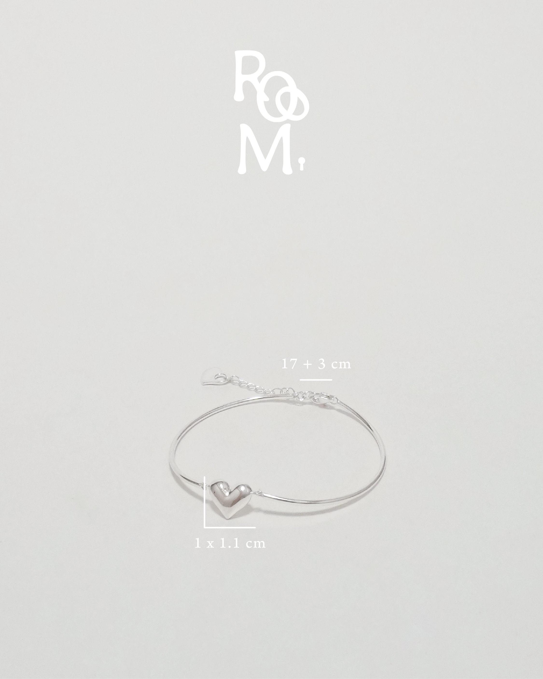 Chic Heart Cuff Bracelet
