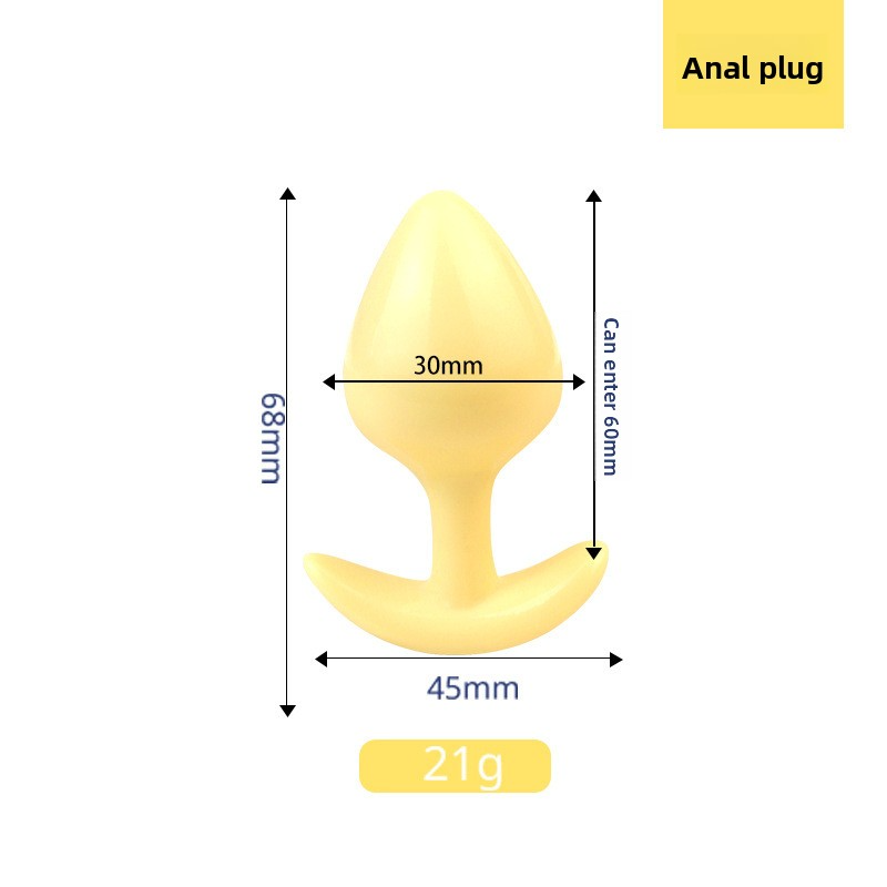 后庭肛塞入门级女用果冻女性自慰器具成人情趣性用品另类玩具
