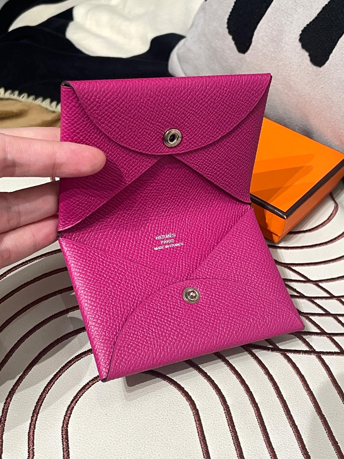 未使用品 Hermes calvi card holder 100%Authentic, Unused 未使用品 ✅Box