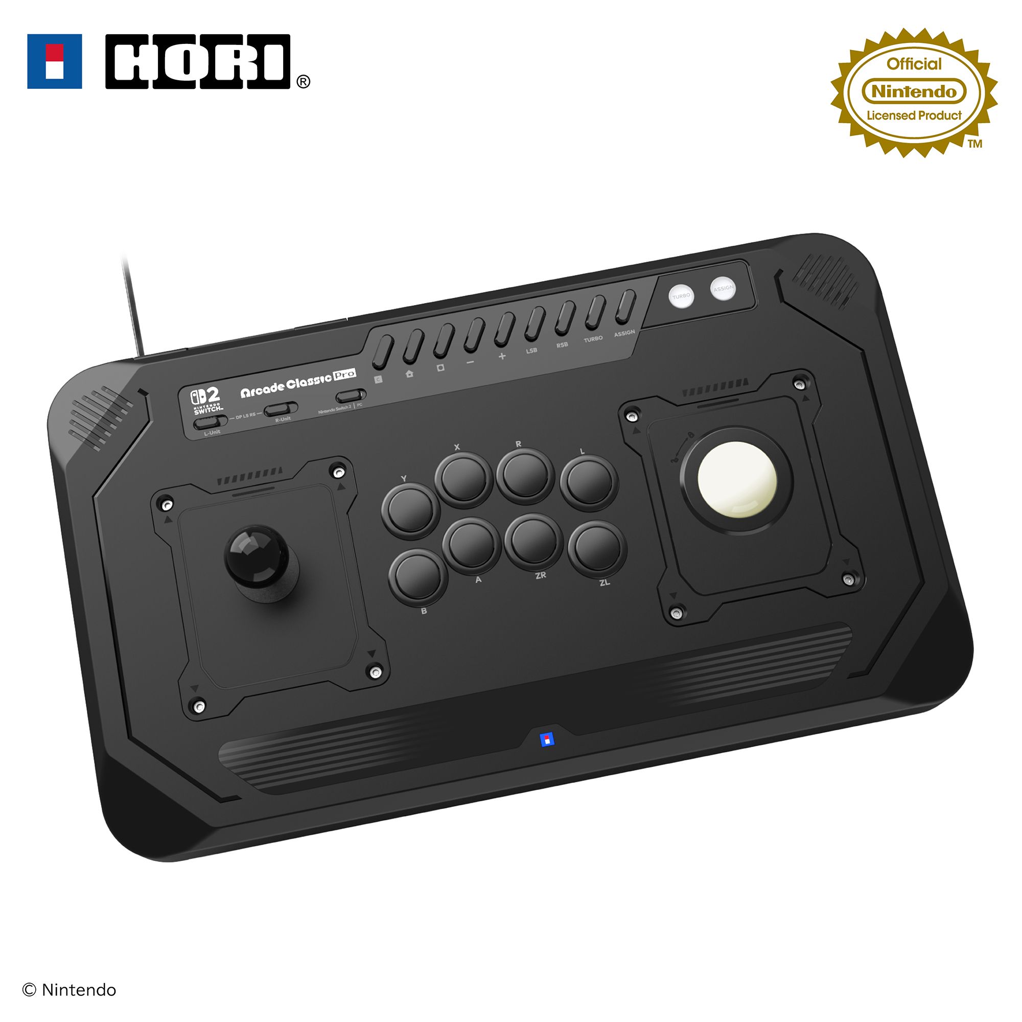(預訂訂金 $900) (總價 $1980) (行版) HORI Arcade Classic Pro for Nintendo Switch 2 (NSX-181A) NS2 / NS / PC 大型電玩控制器