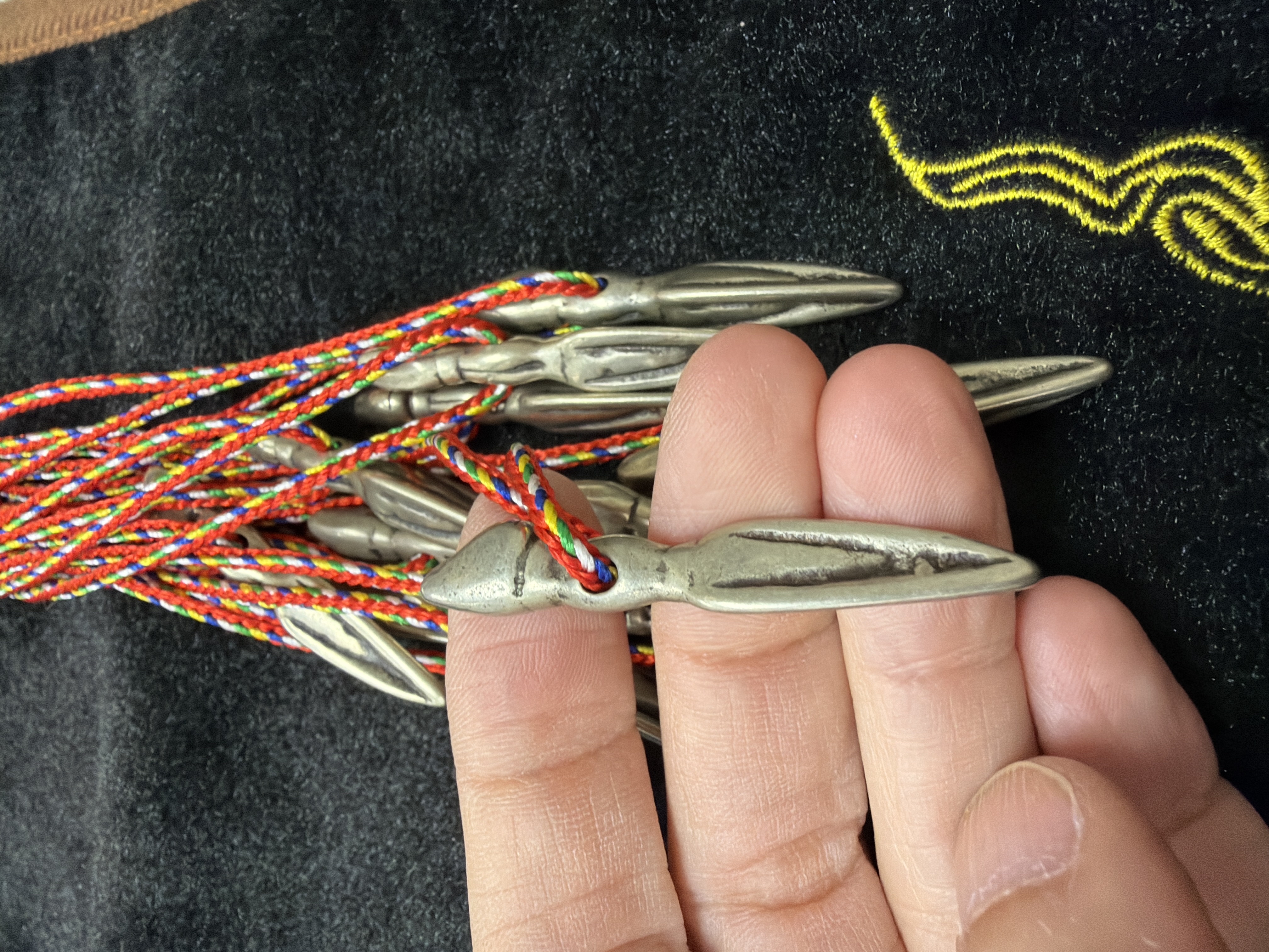 妙本同款絕版多年「金剛杵古廟護法殿加持」（出門、旅行、睡覺無時無刻都戴心安）