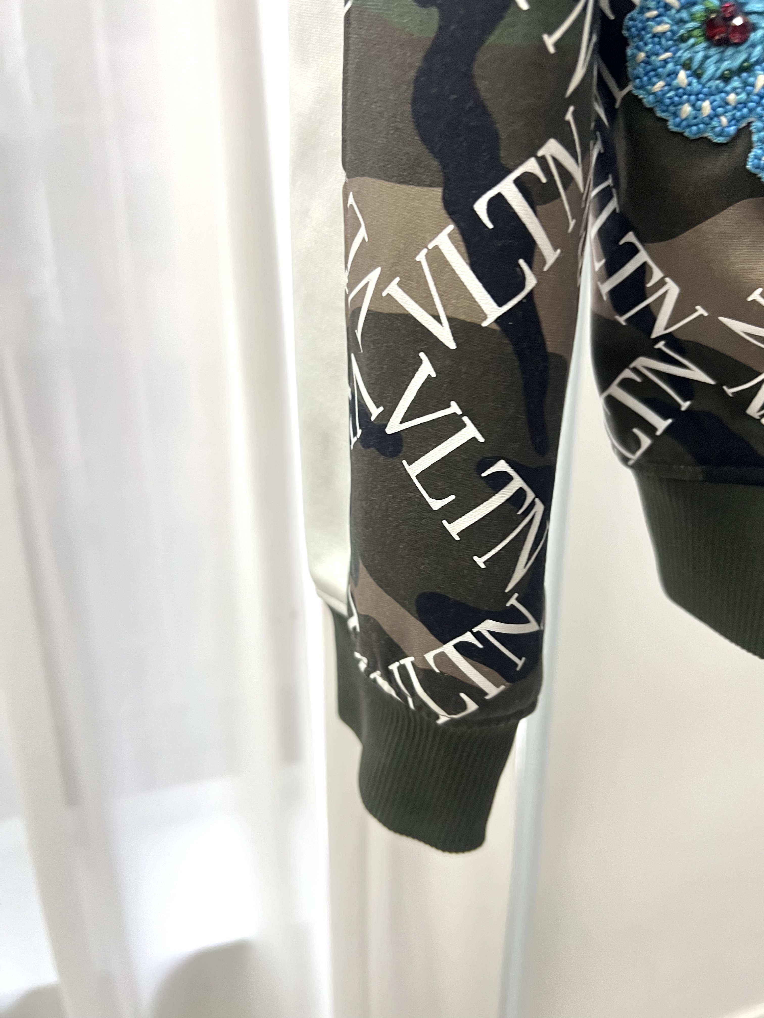 Pre-Owned VALENTINO VItn Camo Bomber Jacket / Product Code: 26051902