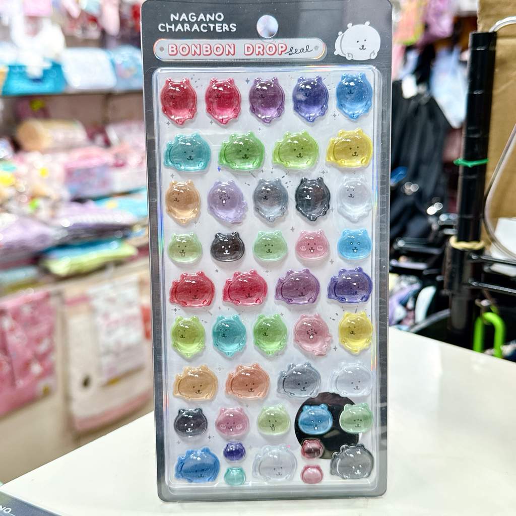 日本限定版-自嘲熊Nagano 立體貼紙 Bonbon Drop