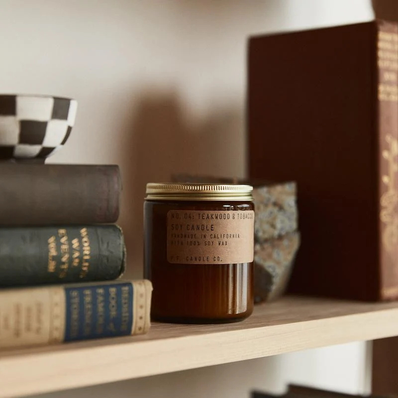 No.04 Teakwood & Tobacco Soy Candle 7.2oz柚木煙草大豆香薰蠟燭