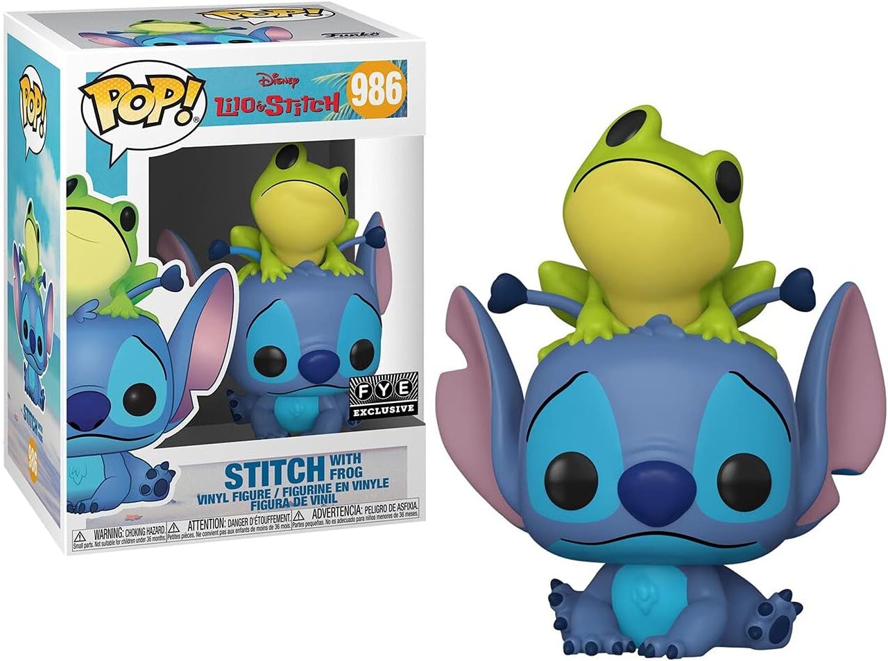 📦訂購 美國代購 Funko POP! Disney Stitch with Frog Figure 史迪仔 模型