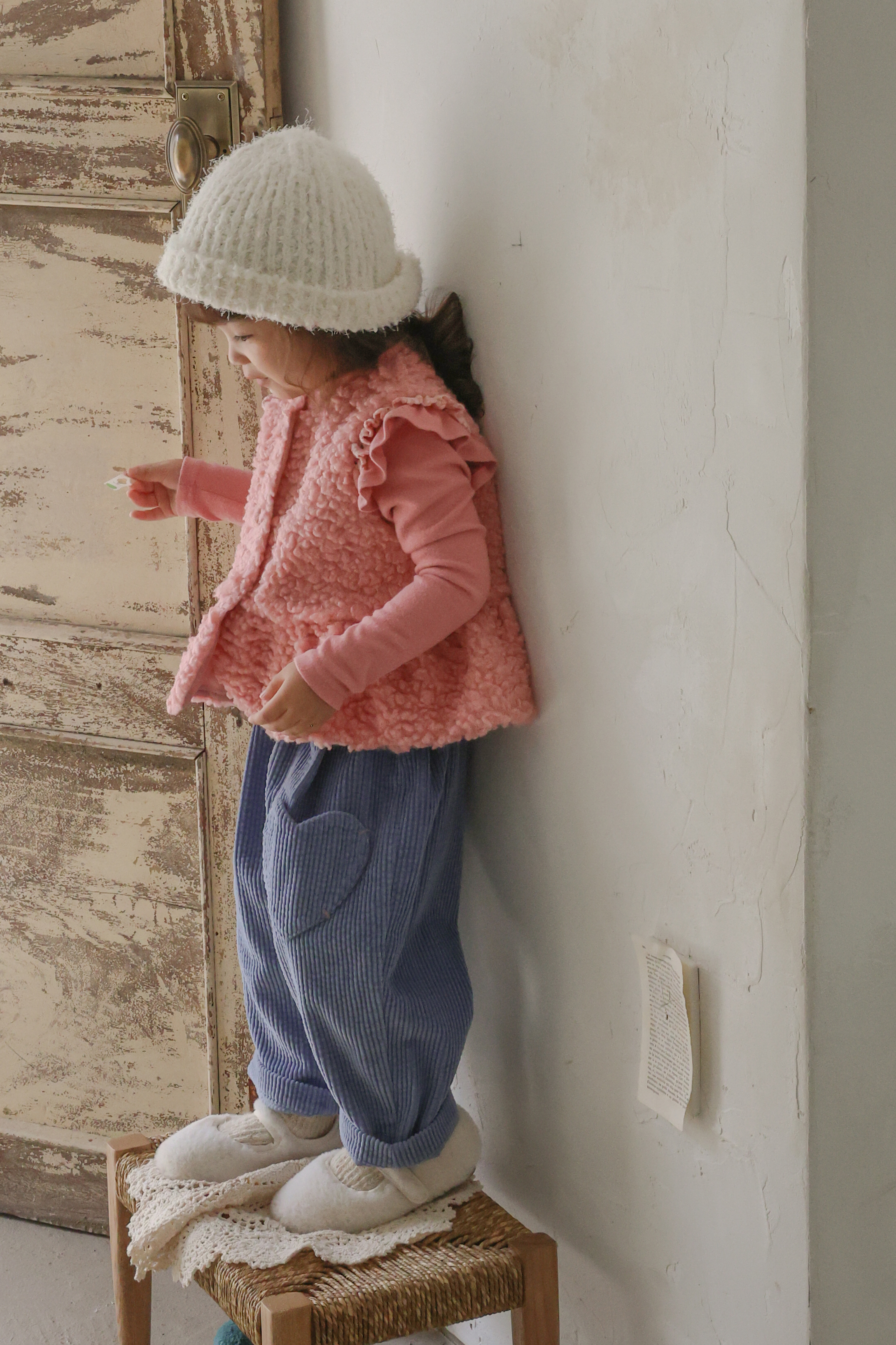 FLO | Pposong fur vest Pink