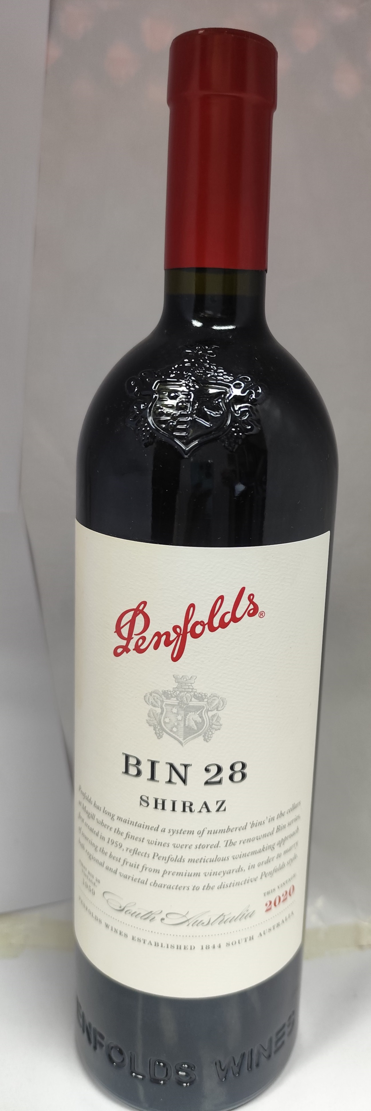 奔富紅葡萄酒 28  2020 750 ML  /  BIN 28 SHIRAZ 2020 750 ML FG00037