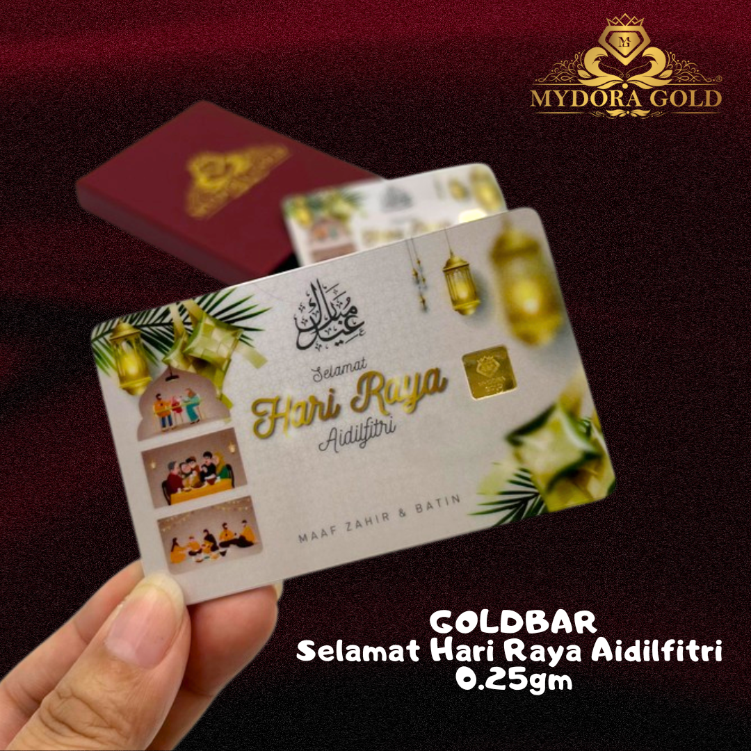 MYDORA 999.9 Gold Bar Collection (0.25g) | MERDEKA SPECIAL