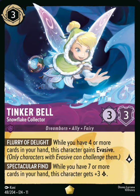 48/204 Tinker Bell - Snowflake Collector L