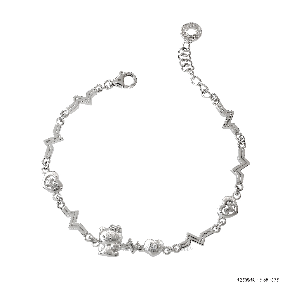 📦訂購 台灣代購 2sweet 甜蜜約定 Sanrio Hello Kitty 心電感應系列 925純銀手鏈