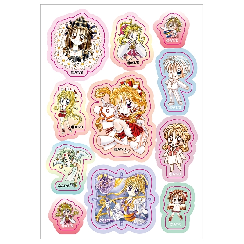 《Pre-Order》Puffy Aurora Sticker｜りぼん Ribbon Summer Greeting (26176-P）