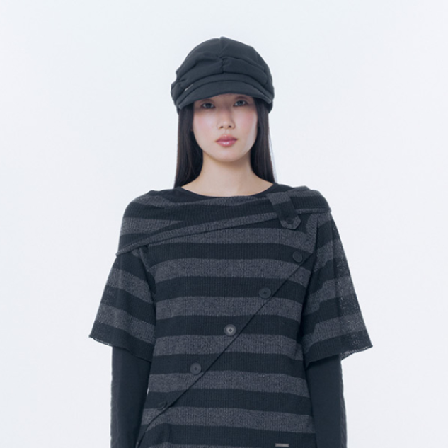 [Miseki SEOUL] Pleats shirring cap (2色)