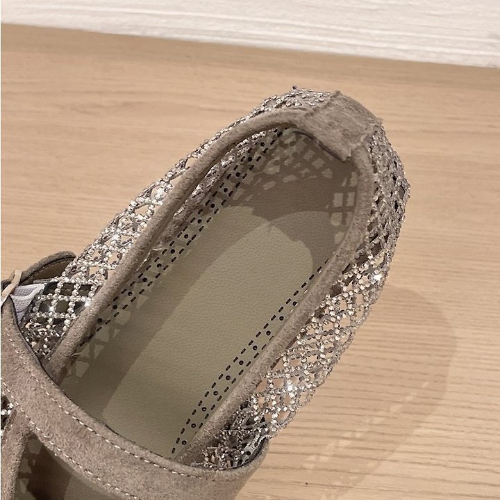 Blingbling Fishnet Maryjane (2 colors)