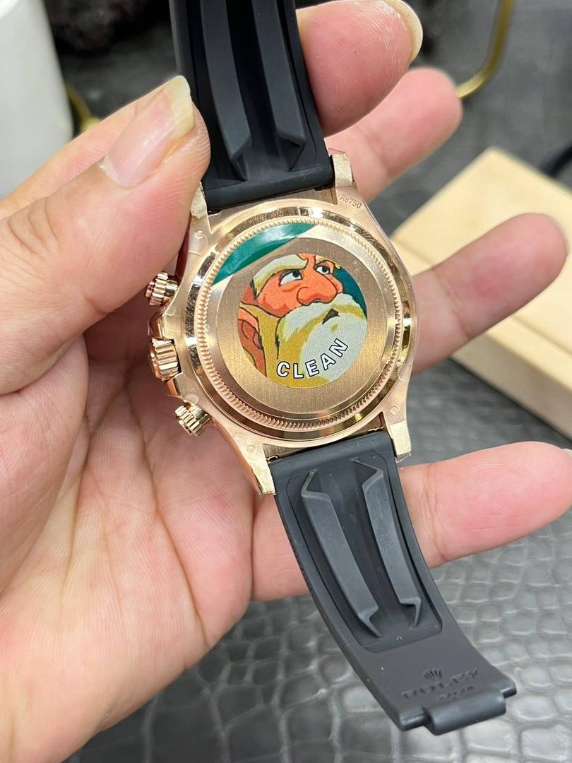 劳力士迪通拿系列/40mm玫瑰金钻面/搭载4131全自动机械计时码🌟