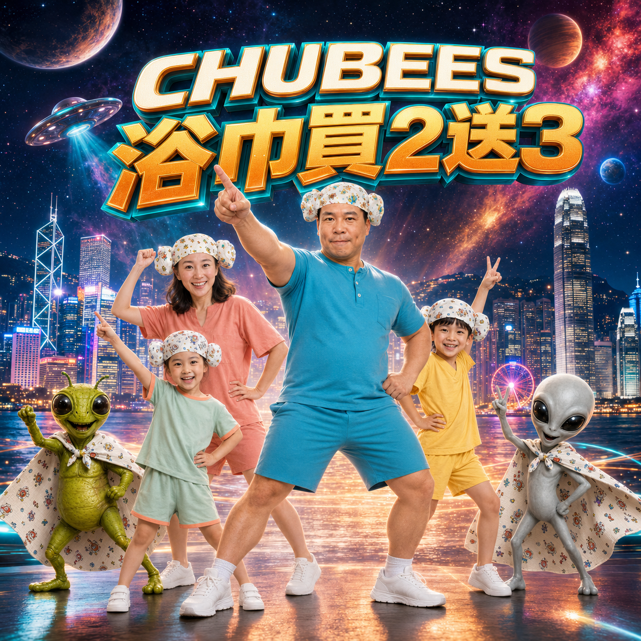 荷花BB展 六層大浴巾 CHUBEES 6-Layer Large Cotton Gauze Bath Towel
