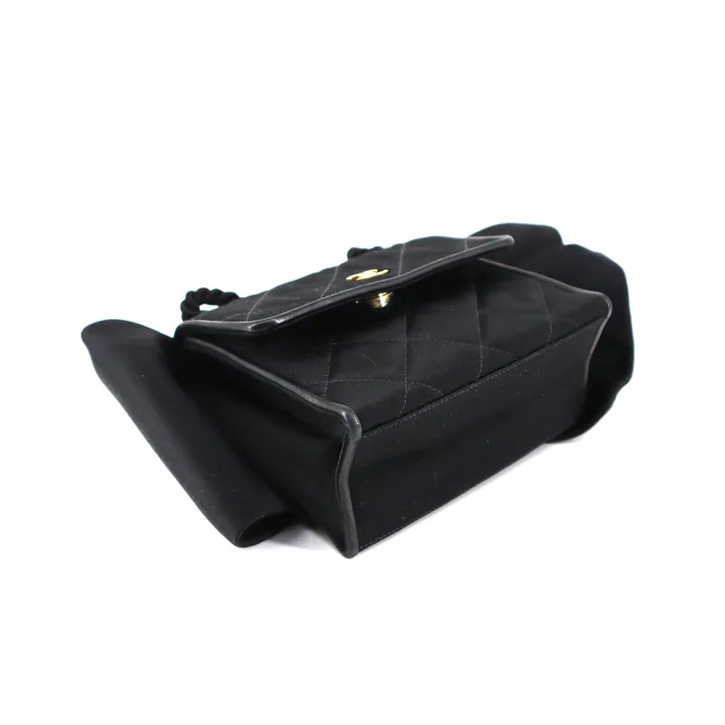 Chanel Vintage Satin Bow Evening Bag