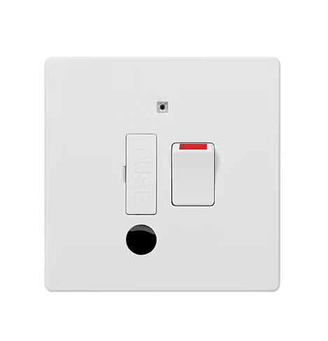 MK Aria 白 13AFuse有掣有燈 接線蘇