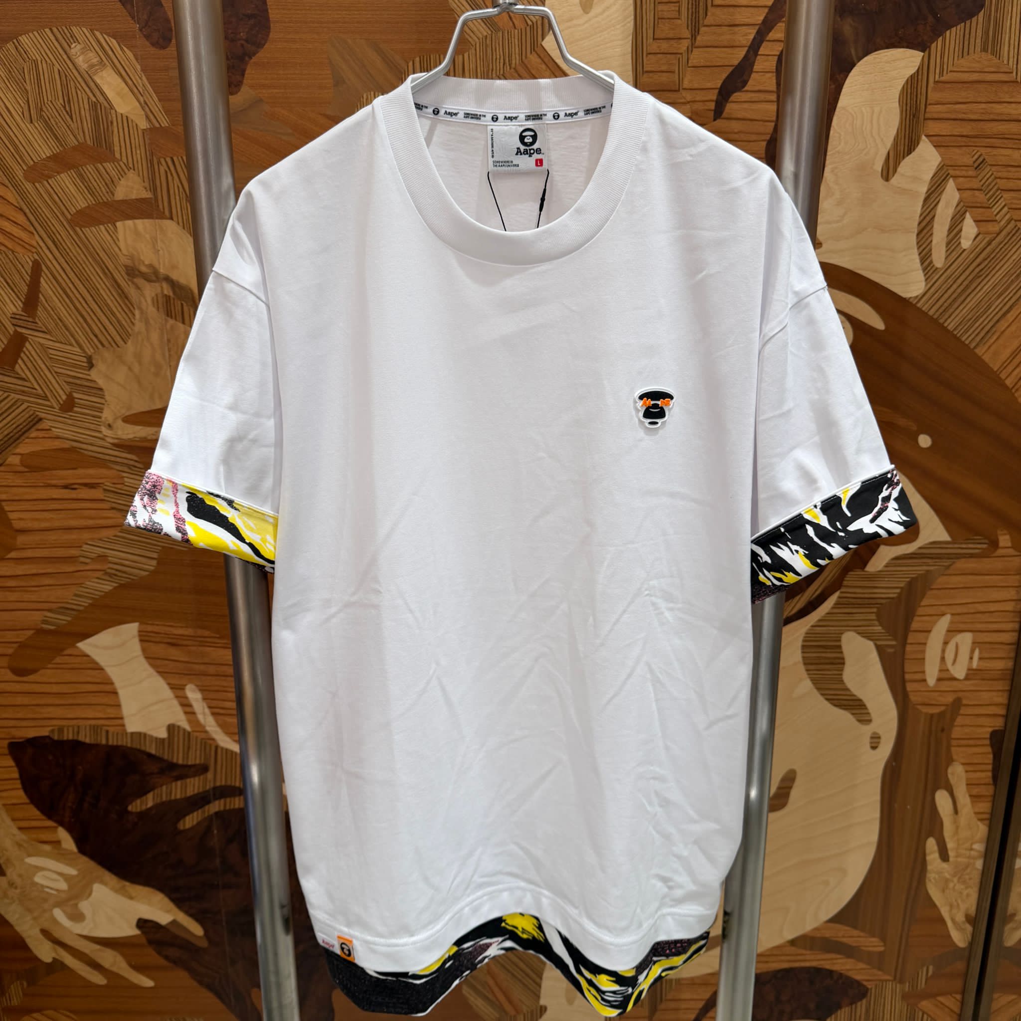 AAPE Relaxed fit Moonface logo tee (1877) 寬鬆版