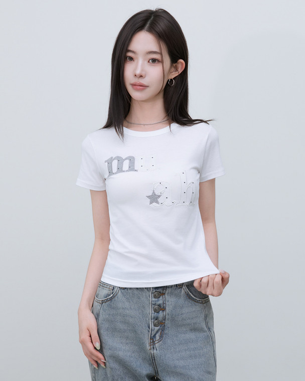 Muah Muah Dot Atar Patch Tee