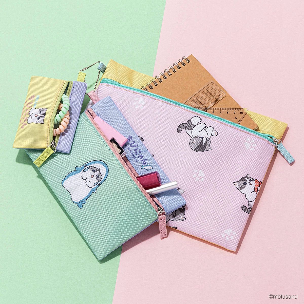 （24/4新品）日本Mofusand 一套三個收納袋