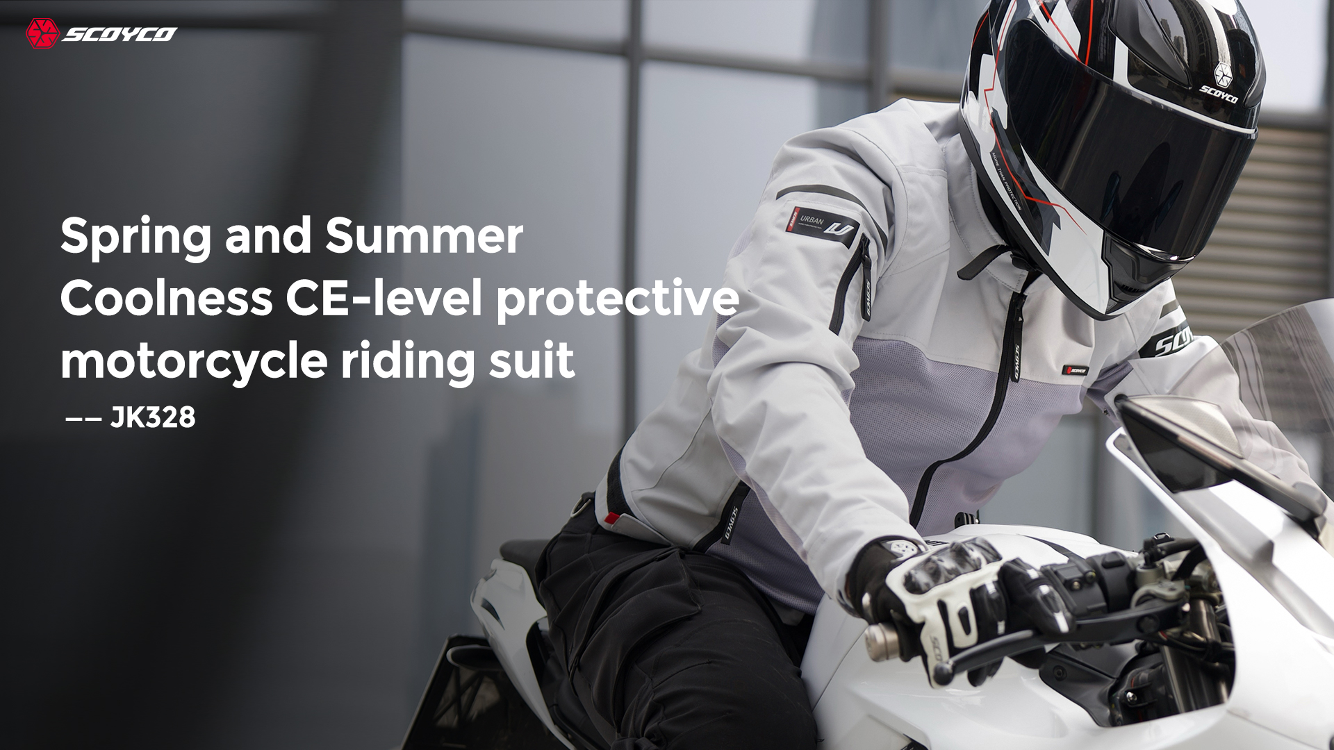 SCOYCO JK328 Motorcycle Riding Jacket Men | CE Protector | Touring Racing Jaket Motor Lelaki