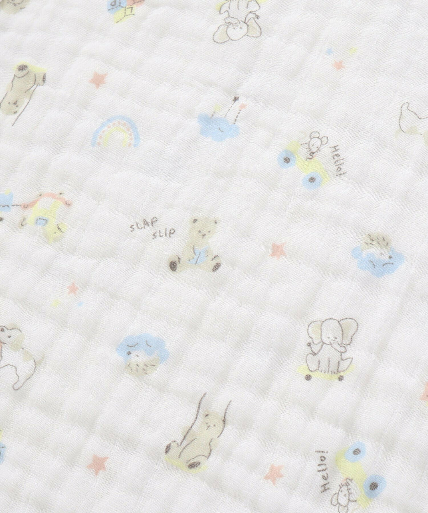 🇯🇵預訂 日本直送🇯🇵Slap Slip Baby三色動物草莓海洋圖案滿印純棉紗防踢睡袋