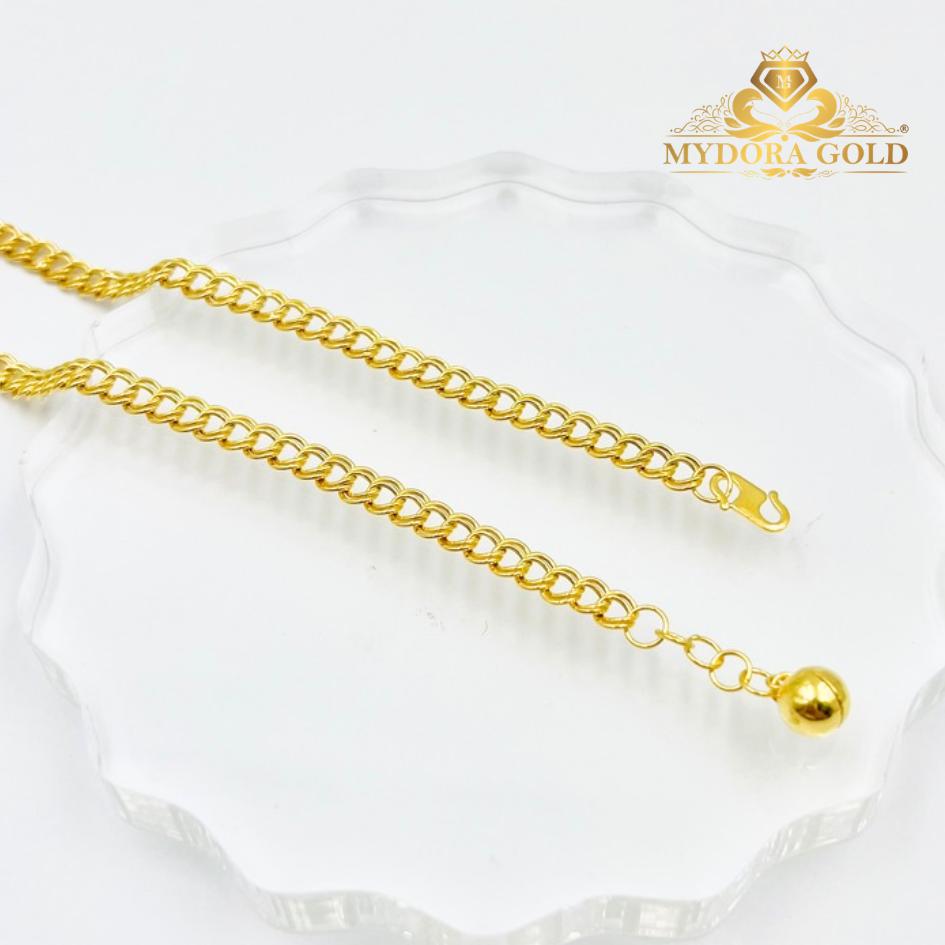 MYDORA Rantai Tangan Coco Budak + Bell | EMAS 916/22K