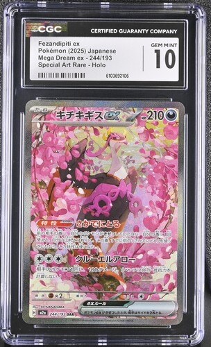 CGC 10 キチキギスex【SAR】{244/193} [M2a]