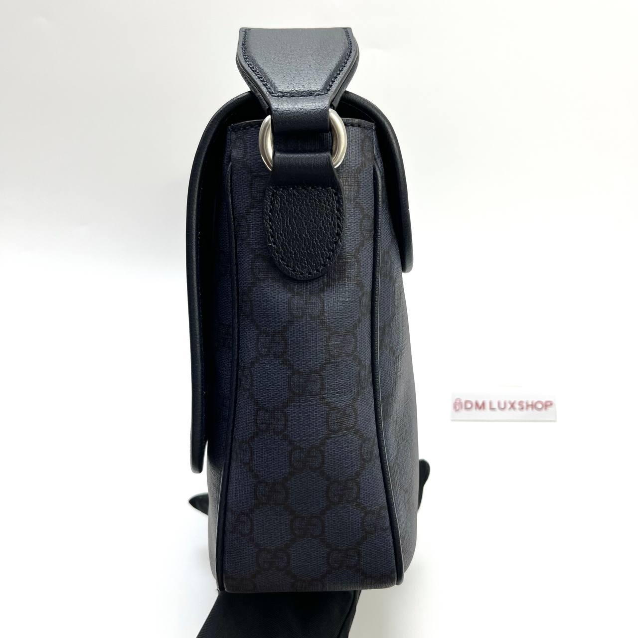 Gucci GG Supreme Navy Blue Messenger Bag