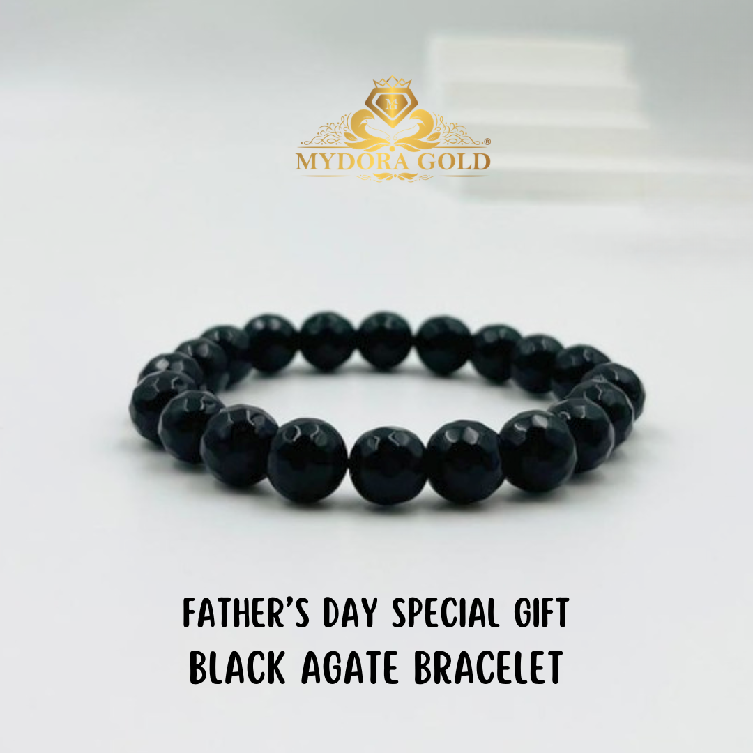 MYDORA Black Agate Bracelet