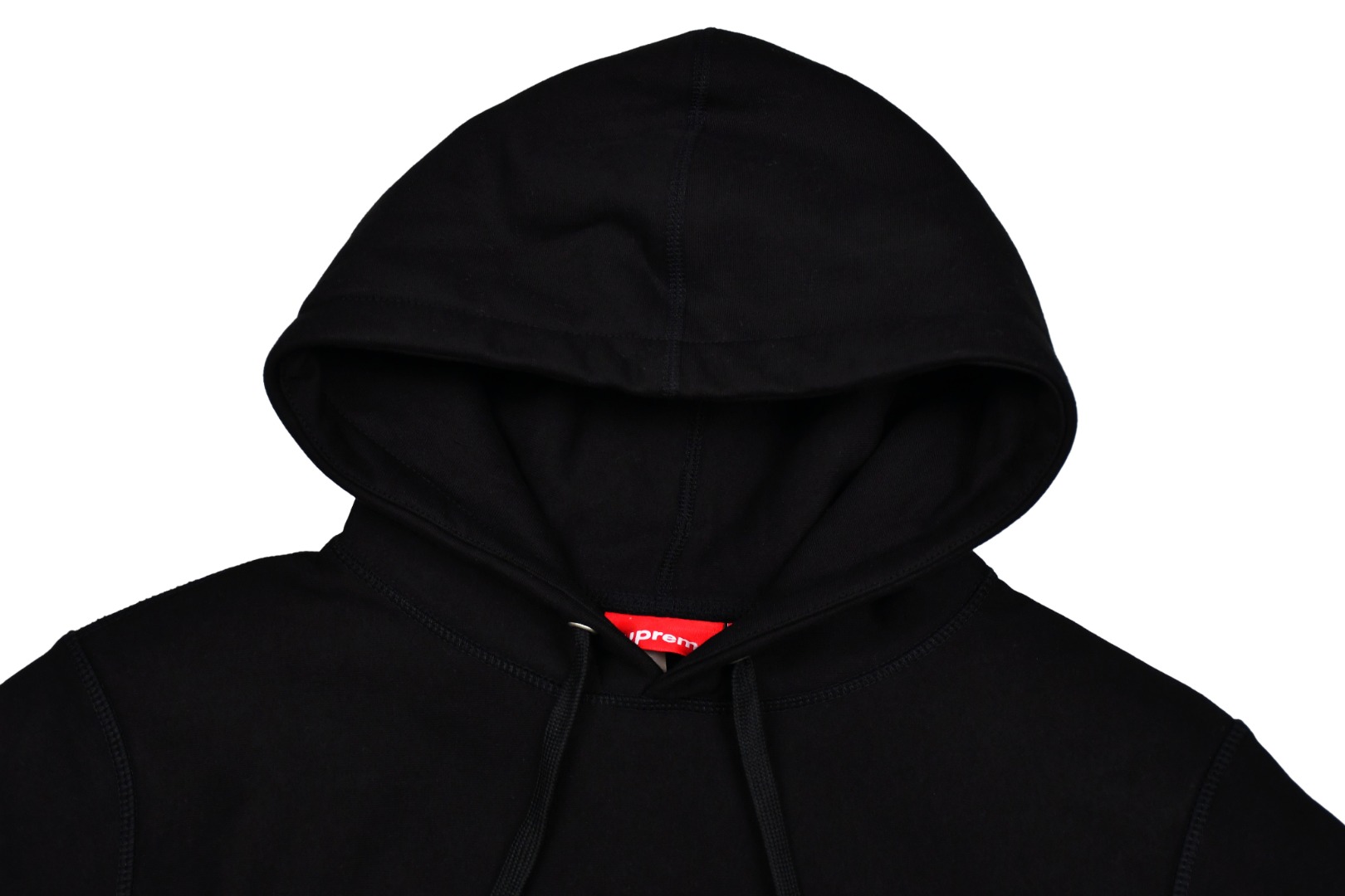 Supreme Satin Appliqué Hooded Sweatshirt