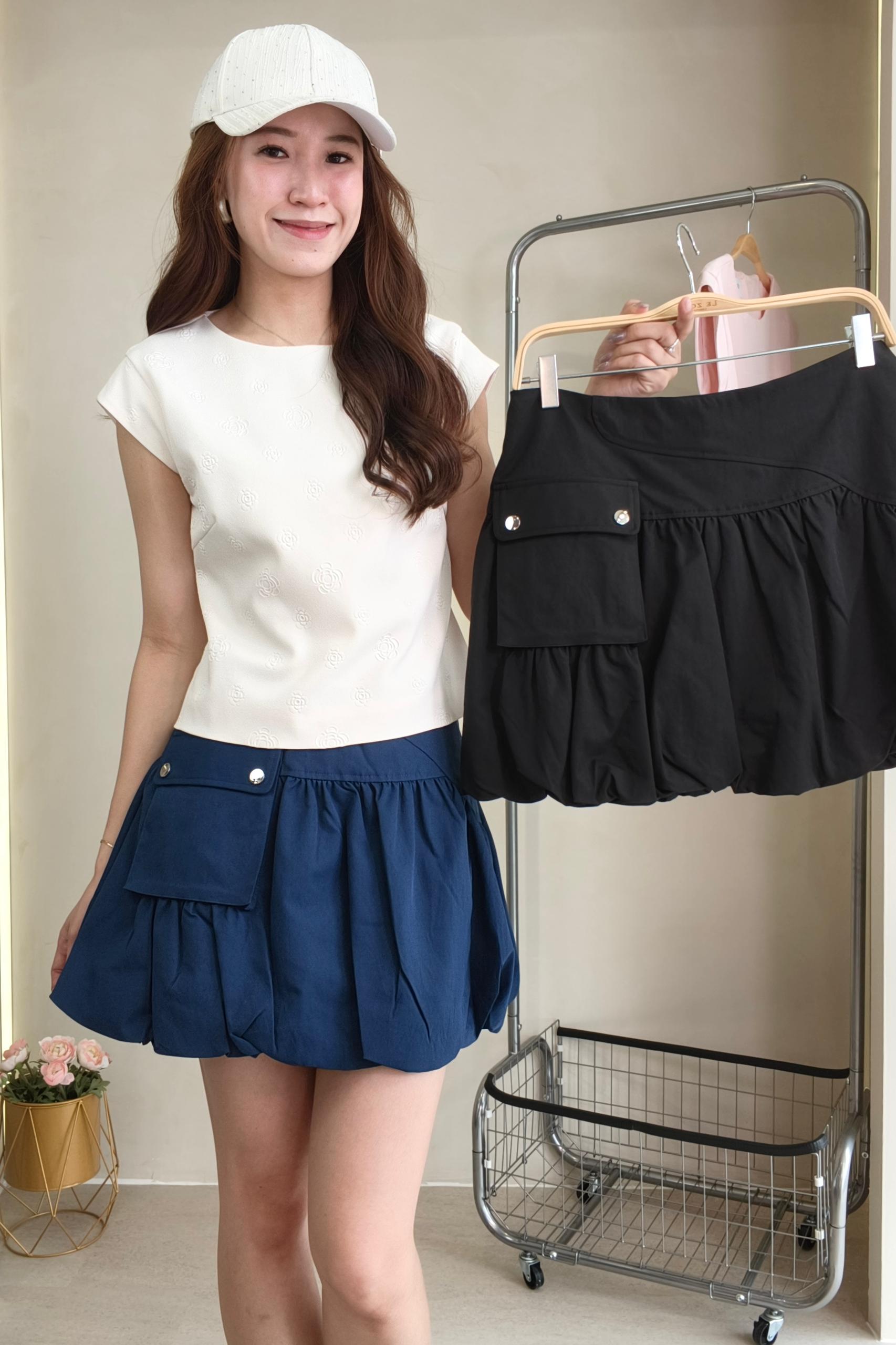 67662 Urban Bubble Pocket Skirt