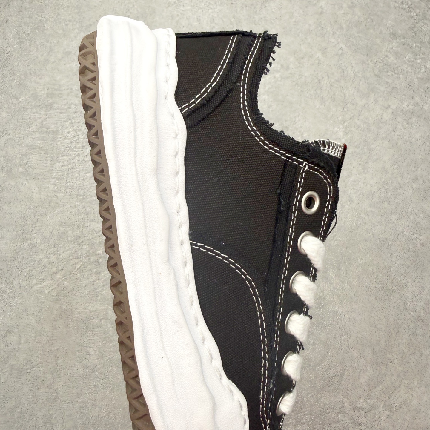 Maison Mihara Yasuhiro MMY "Hank" OG Sole Canvas Low-top Sneaker