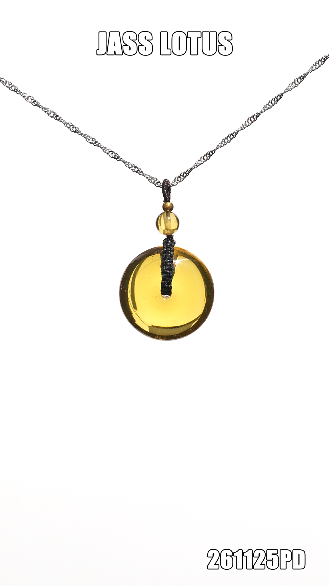 緬甸天然琥珀淨水高藍珀平安扣吊墜