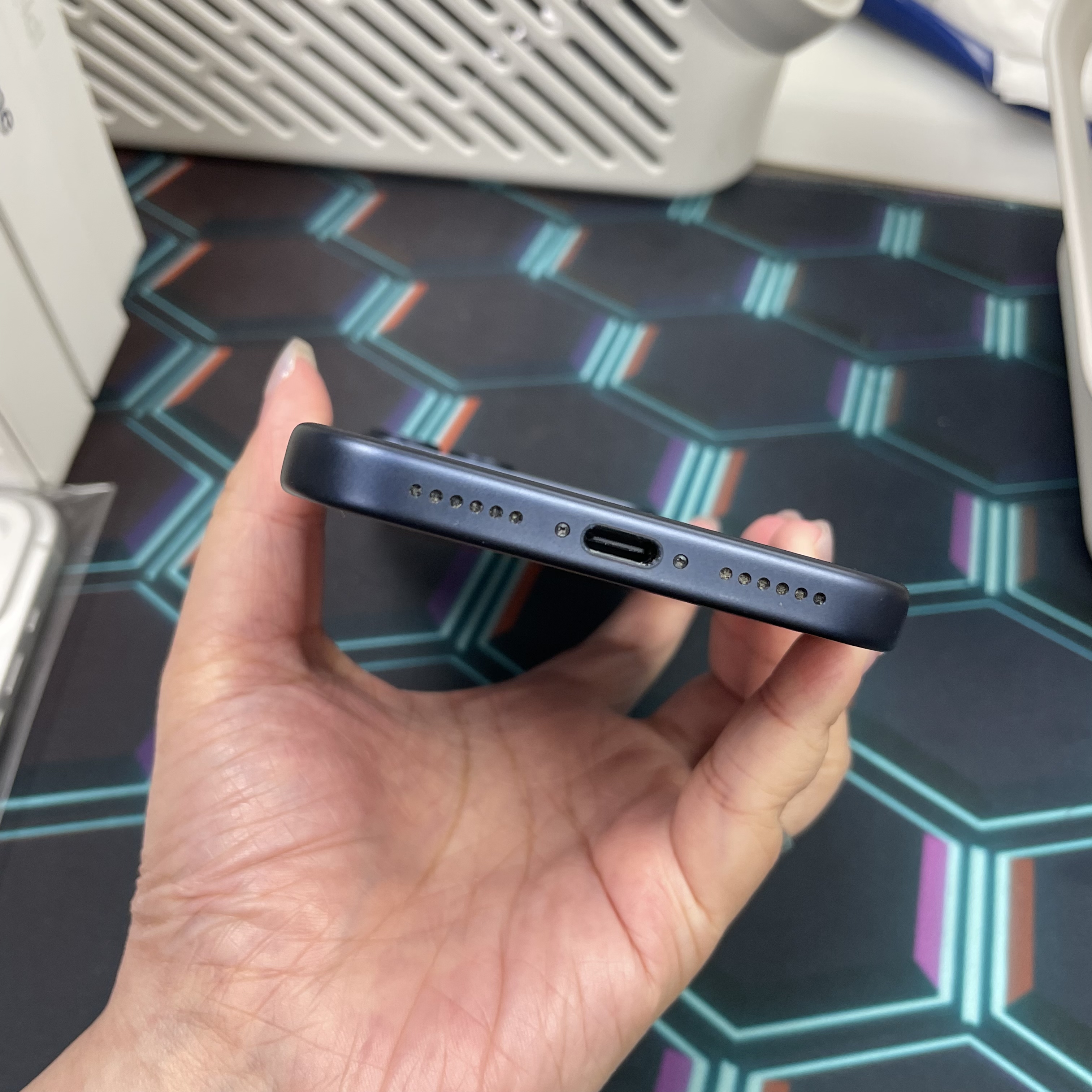 *7373 17 Pro max 完美機 256GB 電99 藍色 blue