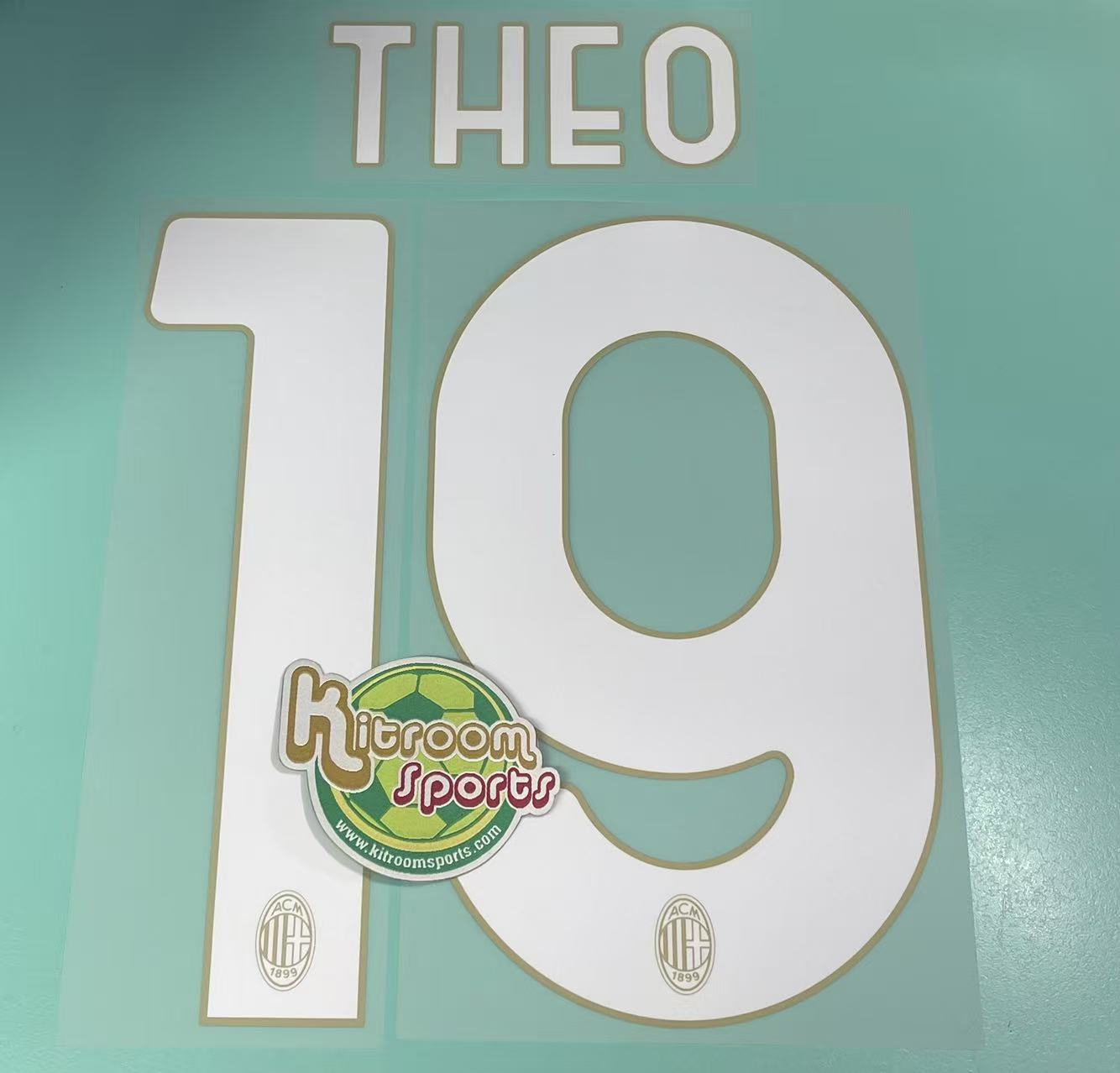 2022-23 AC Milan 4TH Nameset #19 THEO