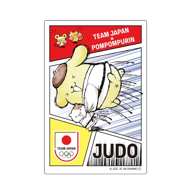 ✨商品代購服務需補運費✨TEAM JAPAN x 布甸狗 貼紙