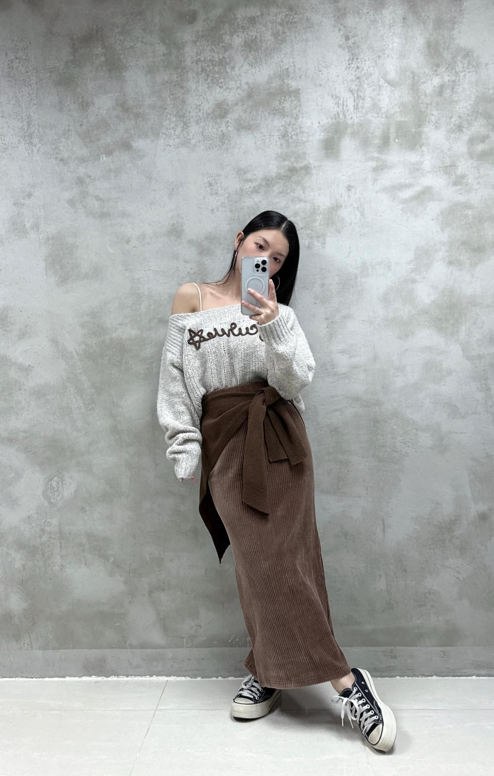 BB冷立體繩英文字Top