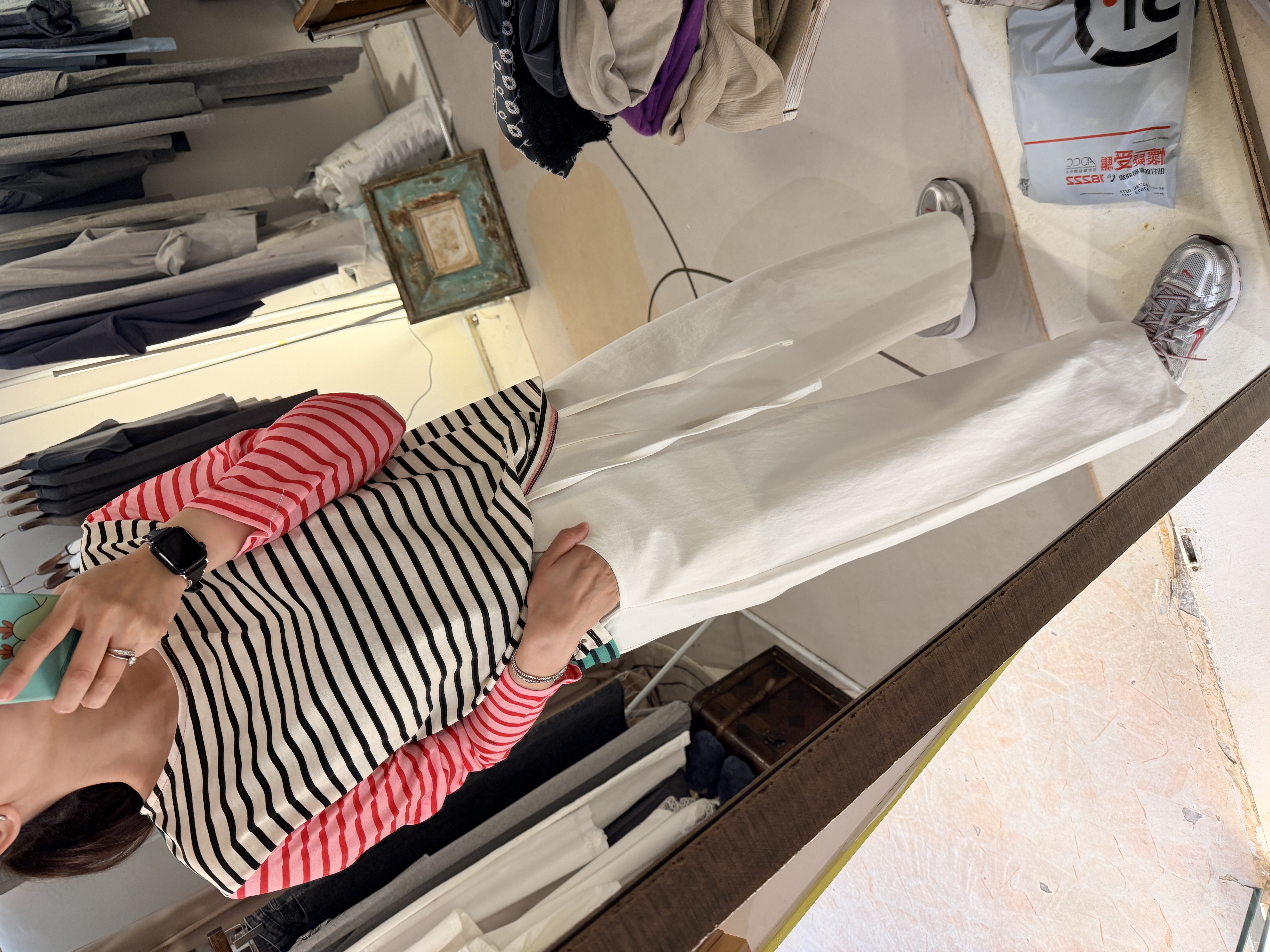 Colourful stripe tee