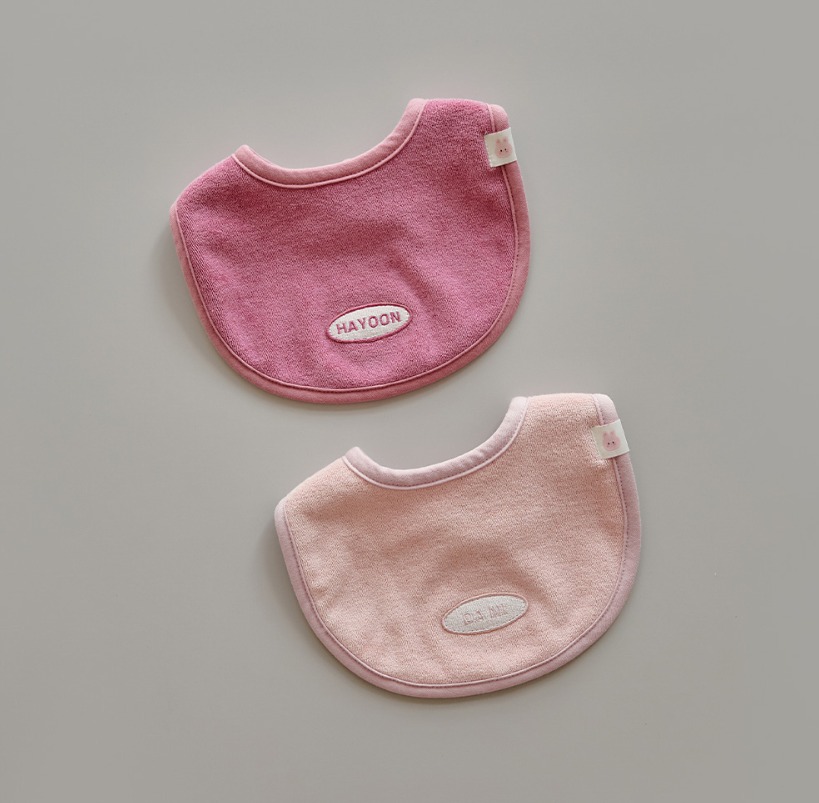 DOTTODOT 果凍標籤毛圈布系列-姓名訂製款寶寶專屬圍嘴