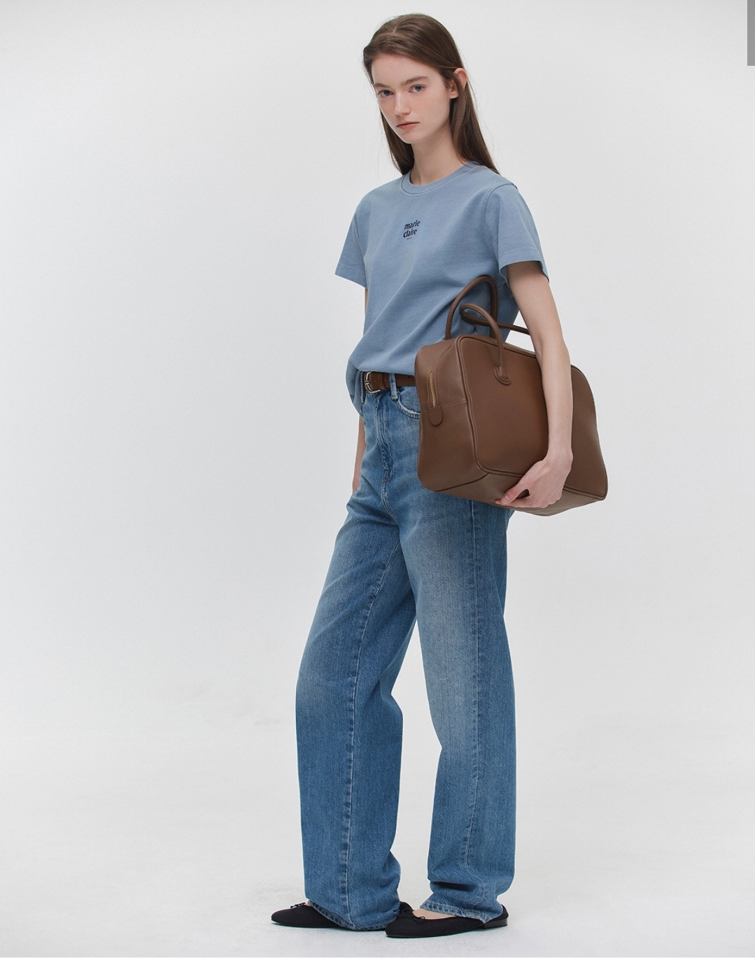 Marie Claire Essential Small Logo Tee 