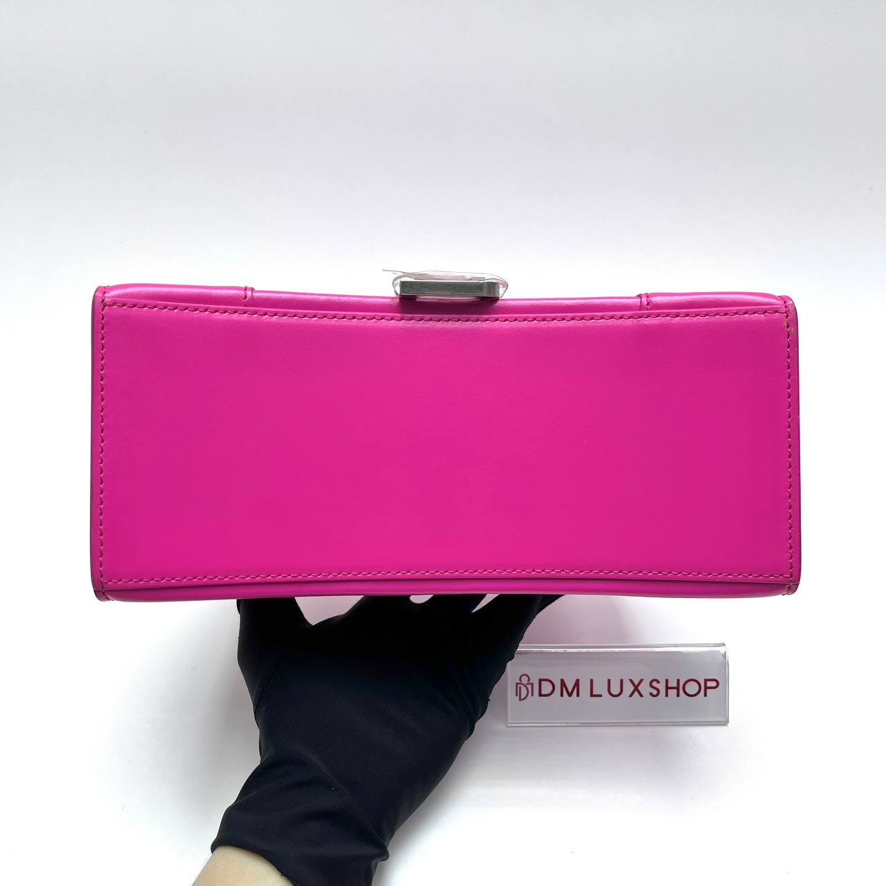 Balenciaga Pink Small Hourglass Top Handle